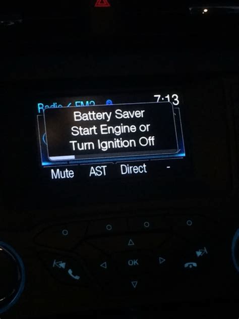 Here's how it works: The <b>ignition</b> has to be off for the <b>Battery</b> <b>Saver</b> to work. . Battery saver start engine or turn ignition off ford explorer